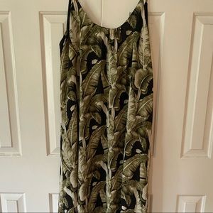 Buddy love palm print maxi dress